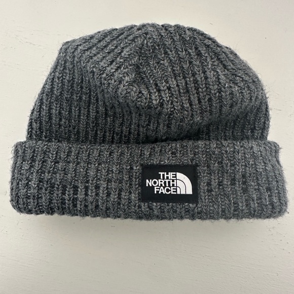 The North Face Other - The North Face Charcoal Ribbed Beanie Toddler size 3T/4T
